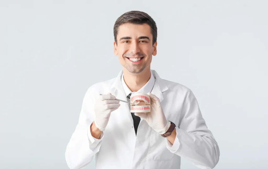 Odontólogo experto en la salud oral