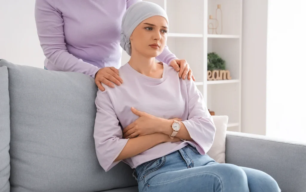 Paciente en tratamiento de cáncer